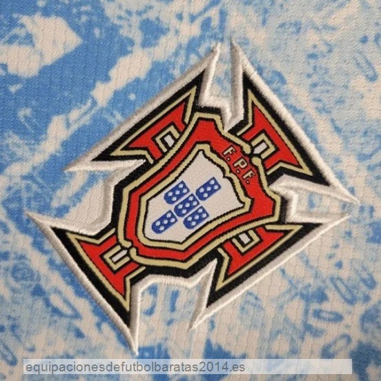 Nuevo 2ª Camiseta Mujer Portugal 2024 Azul Baratas